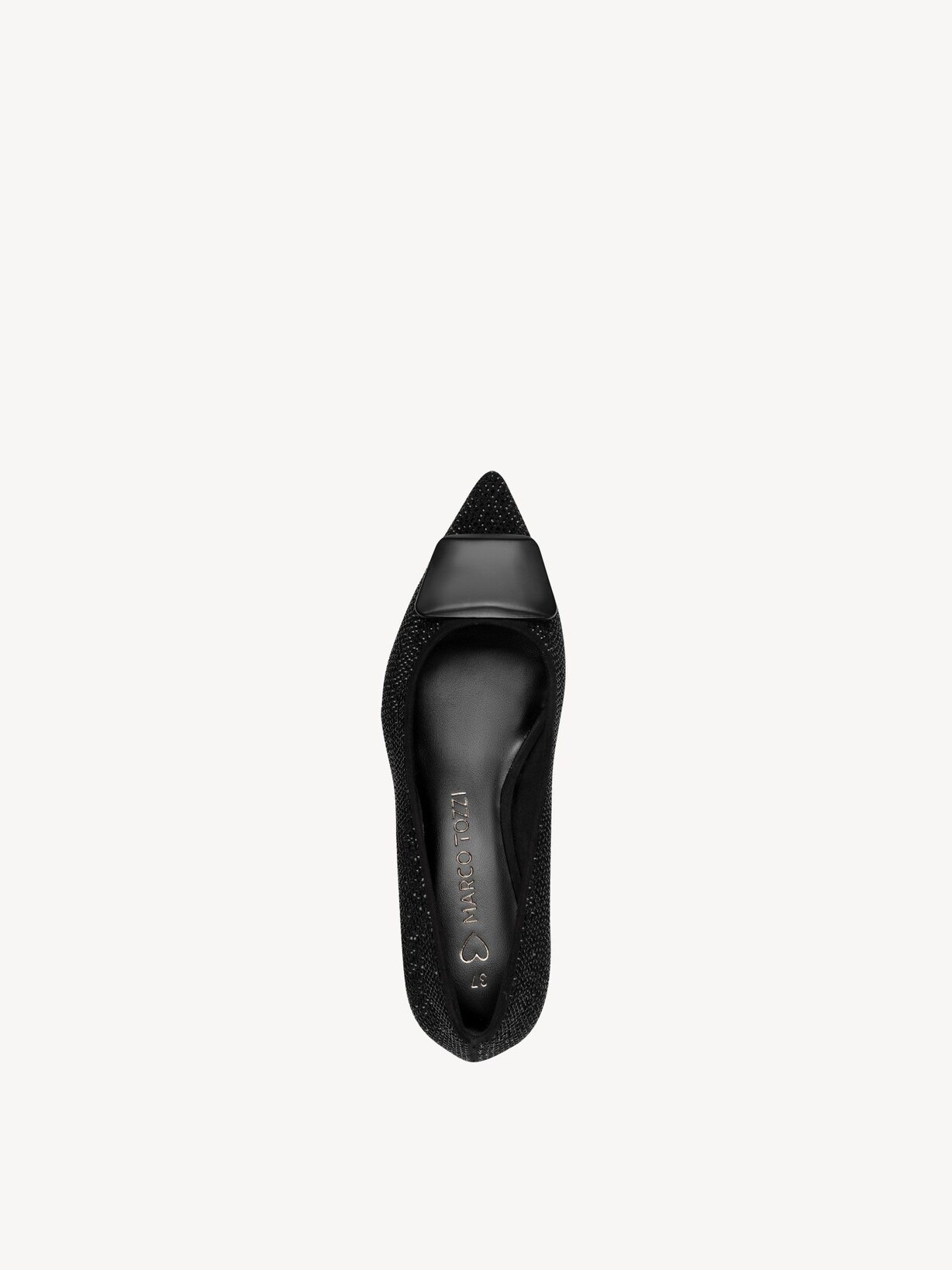 Marco Tozzi, Decolleté - nero BLACK GLITTER, immagine 5 di 6