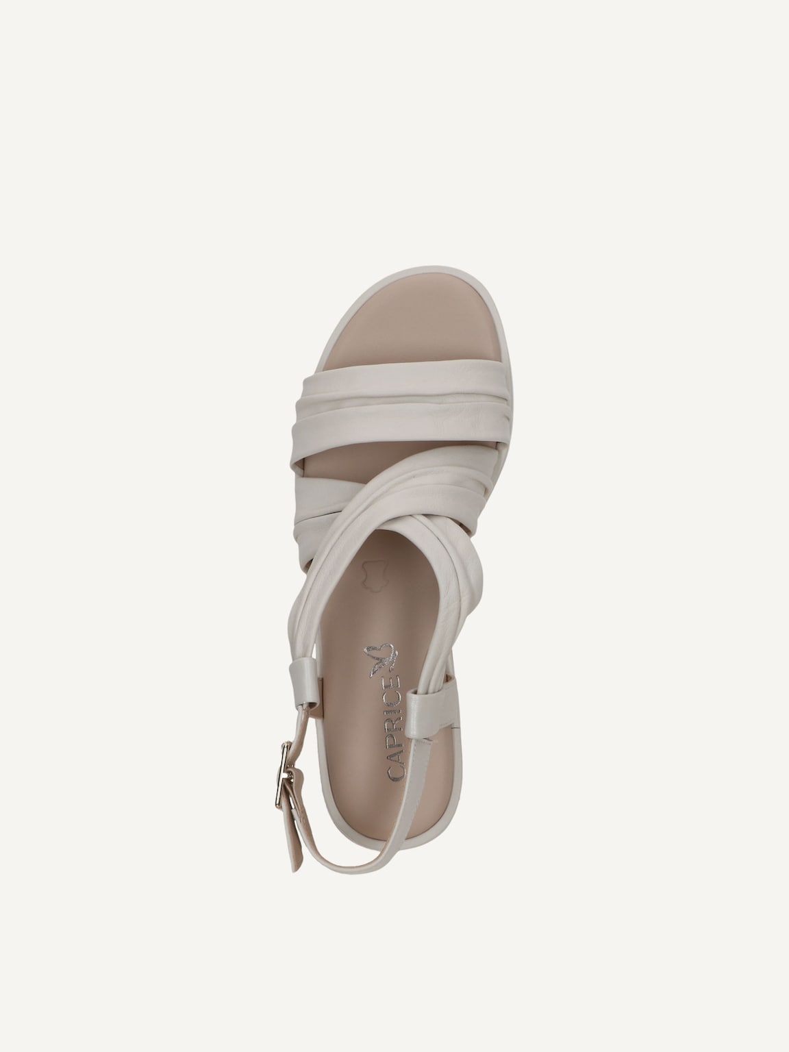 Caprice, Leather Sandal - white OFFWHITE NAPPA, image 6 of 6
