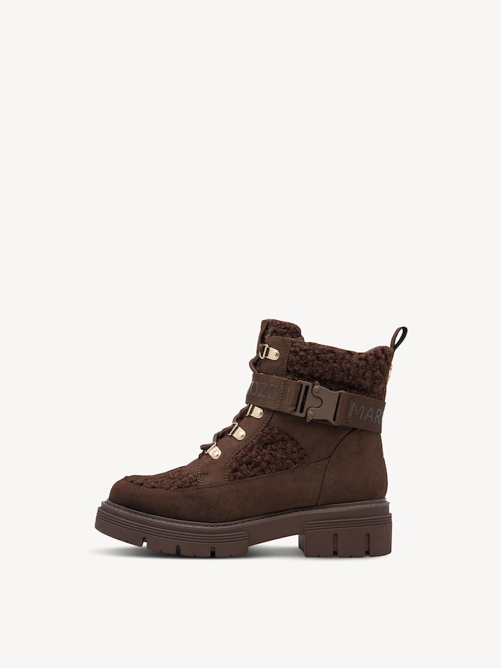 Marco Tozzi, Bootie - brown warm lining, CHOCO COMB