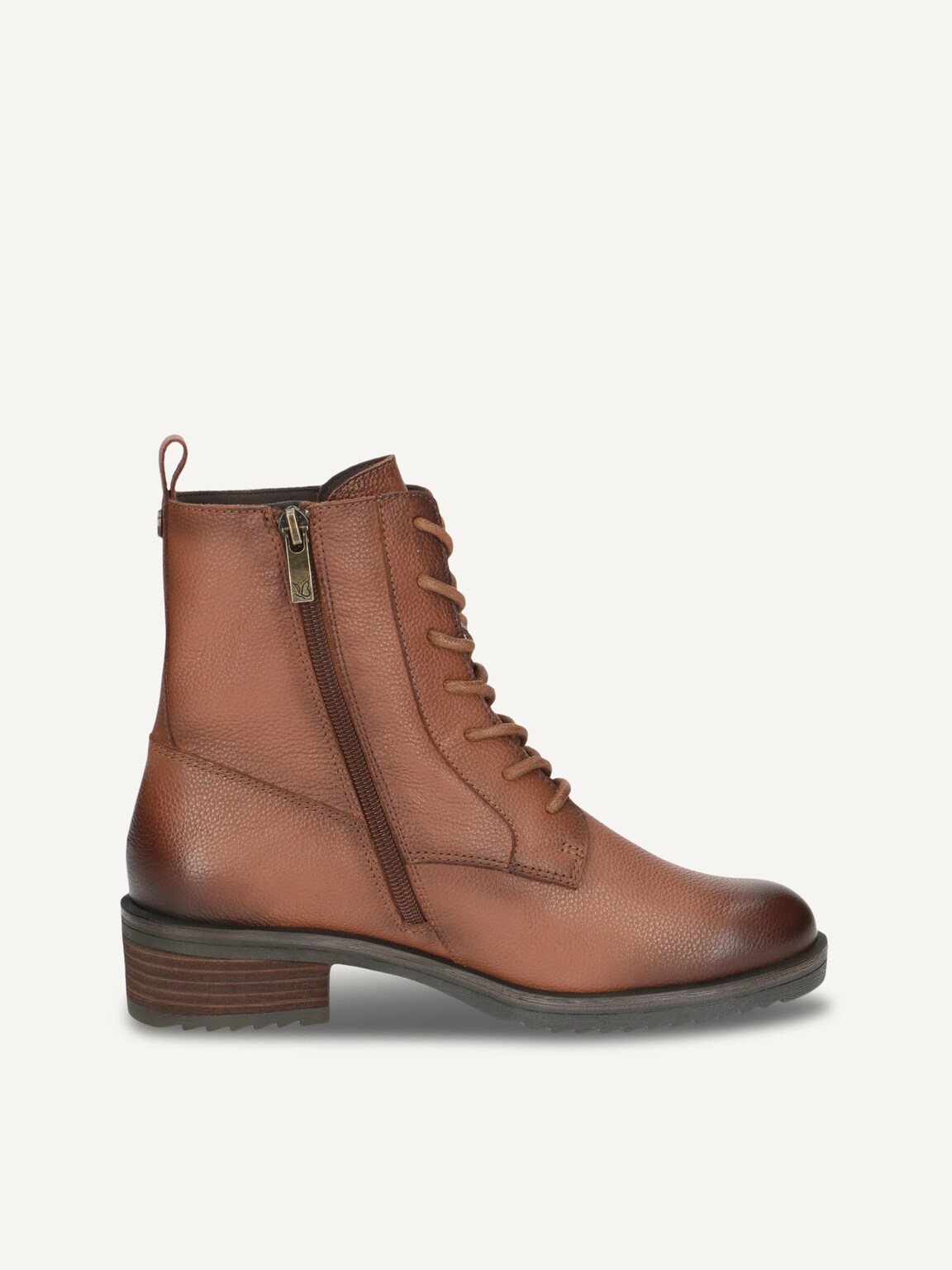 Caprice, Leather Bootie - brown COGNAC NAPPA, image 3 of 5