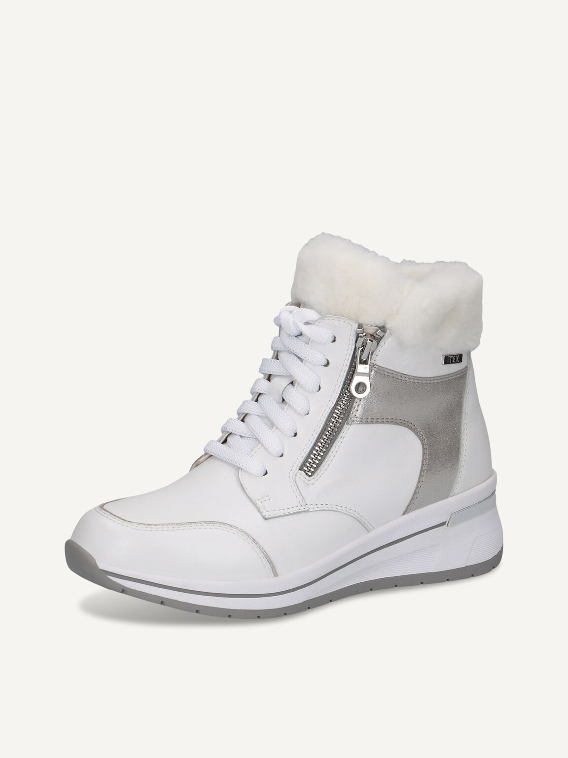 Caprice, Bootie - white warm lining WHITE COMB, image 1 of 5