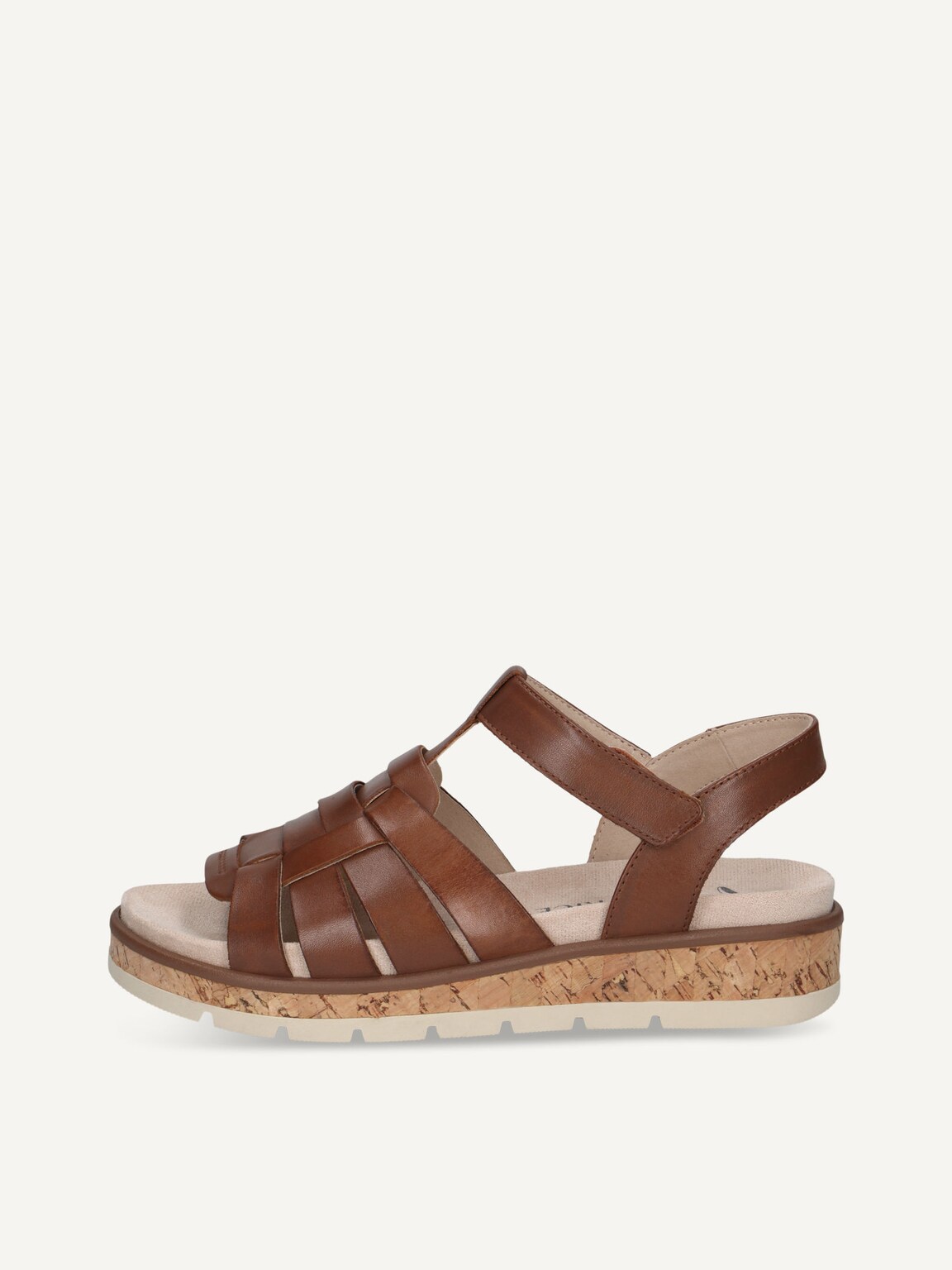 Caprice, Leather Sandal - brown COGNAC NAPPA, image 2 of 5