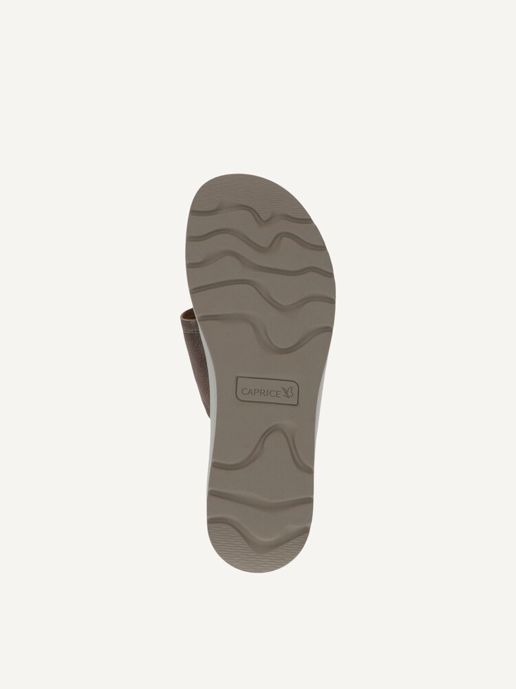 Caprice, Leather Mule - brown TAUPE METALLIC, image 5 of 6