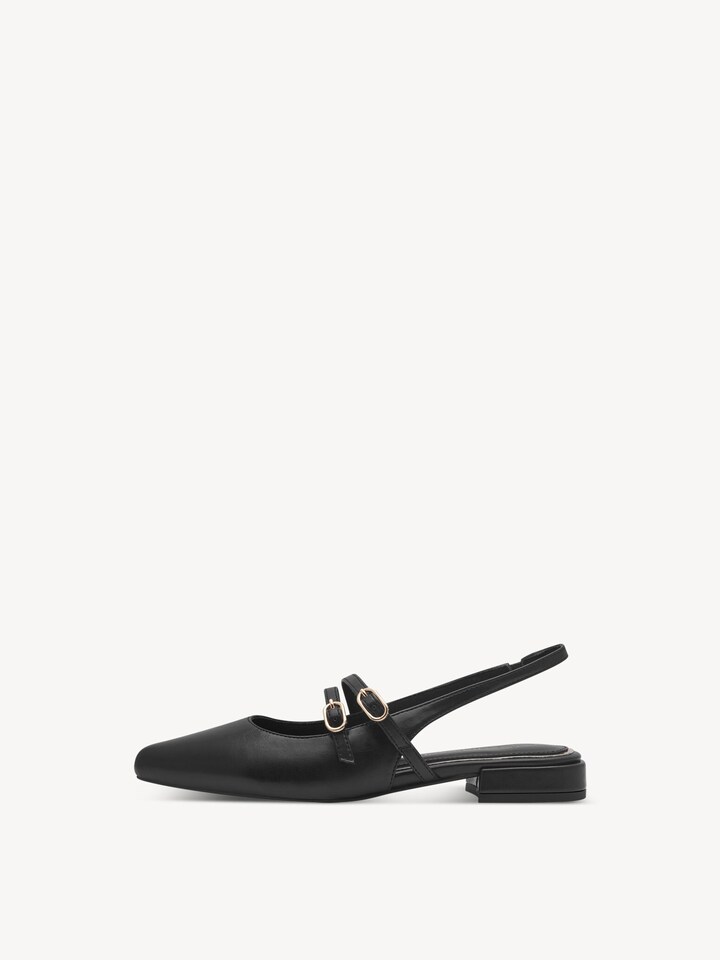 Marco Tozzi, Scarpe con cinturino alla caviglia - nero BLACK