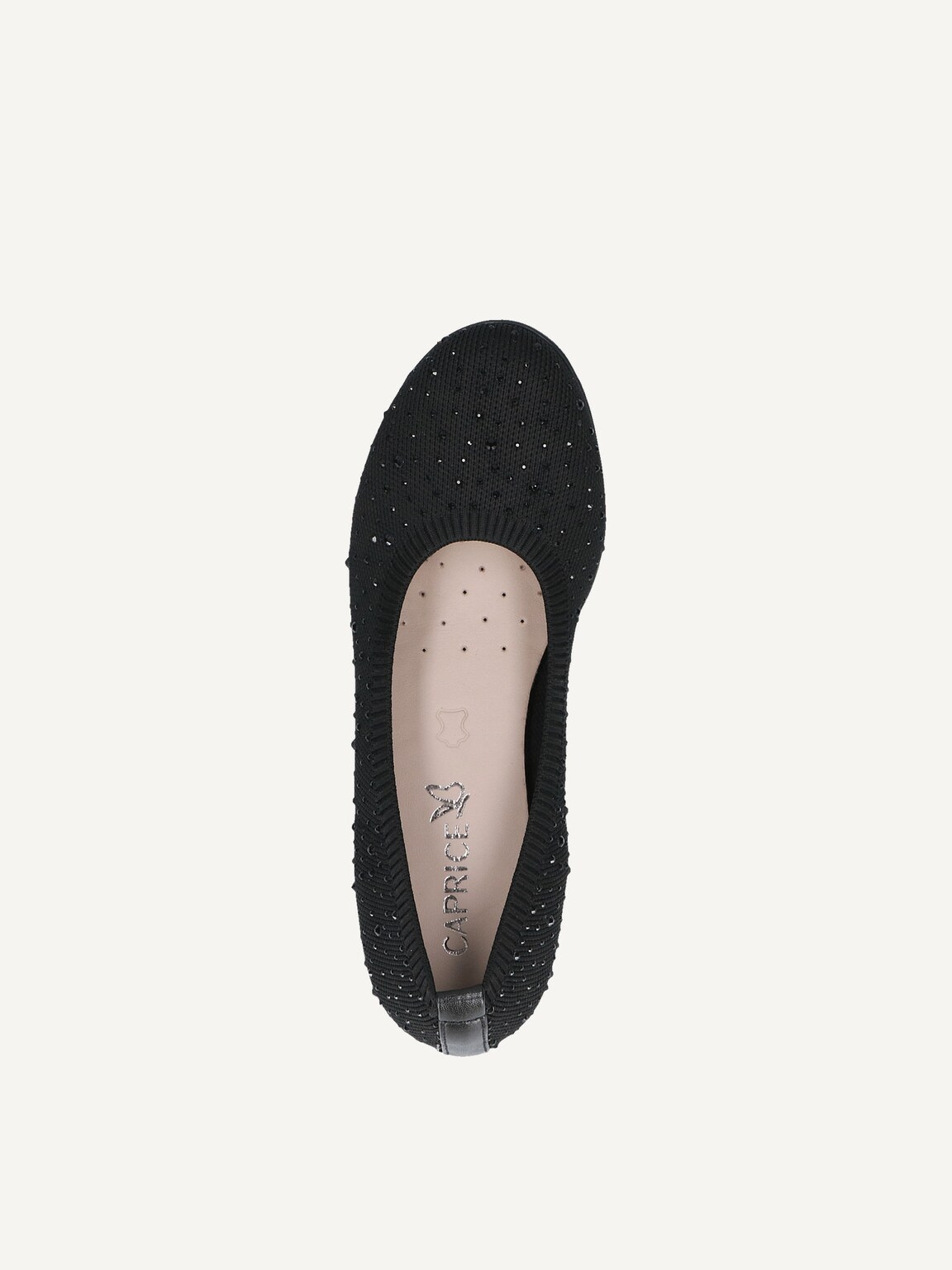 Caprice, Ballerina - black BLACK KNIT, image 5 of 5