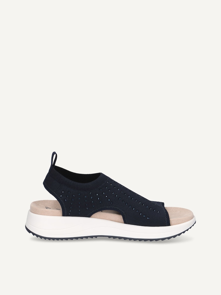 Caprice, Sandale - bleu OCEAN KNIT, image 3 sur 5