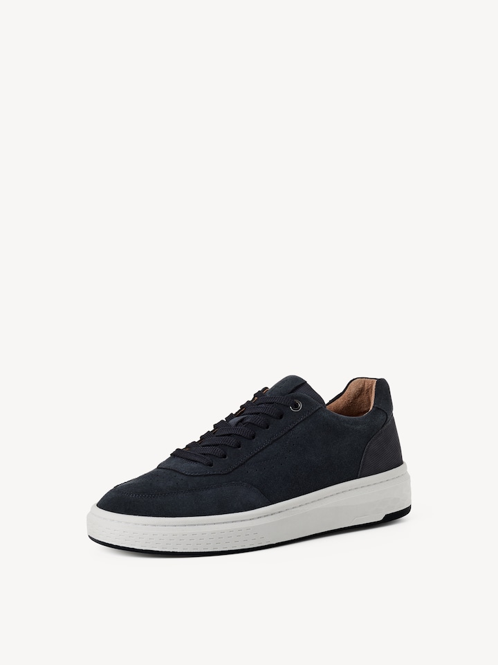 Marco Tozzi, Ledersneaker - blau NAVY