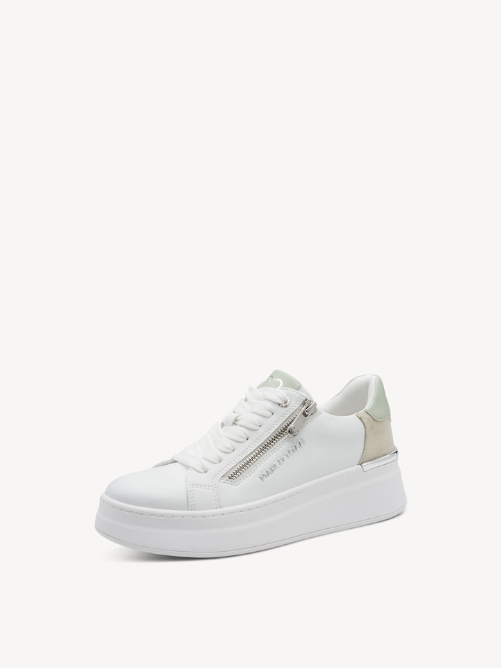 Marco Tozzi, Sneaker - weiß WHITE/MATCHA