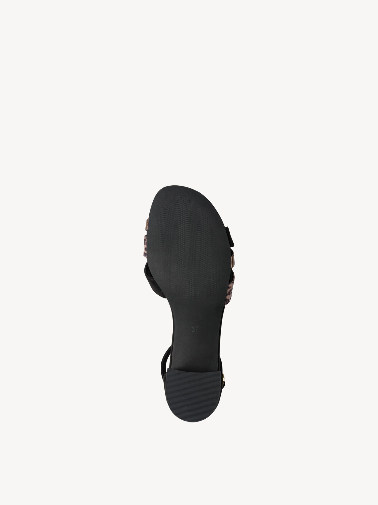 Marco Tozzi, Sandály - černá BLACK COMB, obrázek 4 z 7