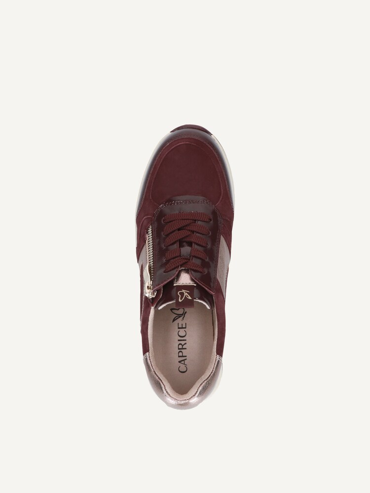 Caprice, Leather Sneaker - red BORDEAUX COMB, image 7 of 7