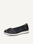 Selected, Caprice, Leather Ballerina - blue OCEAN NAPPA