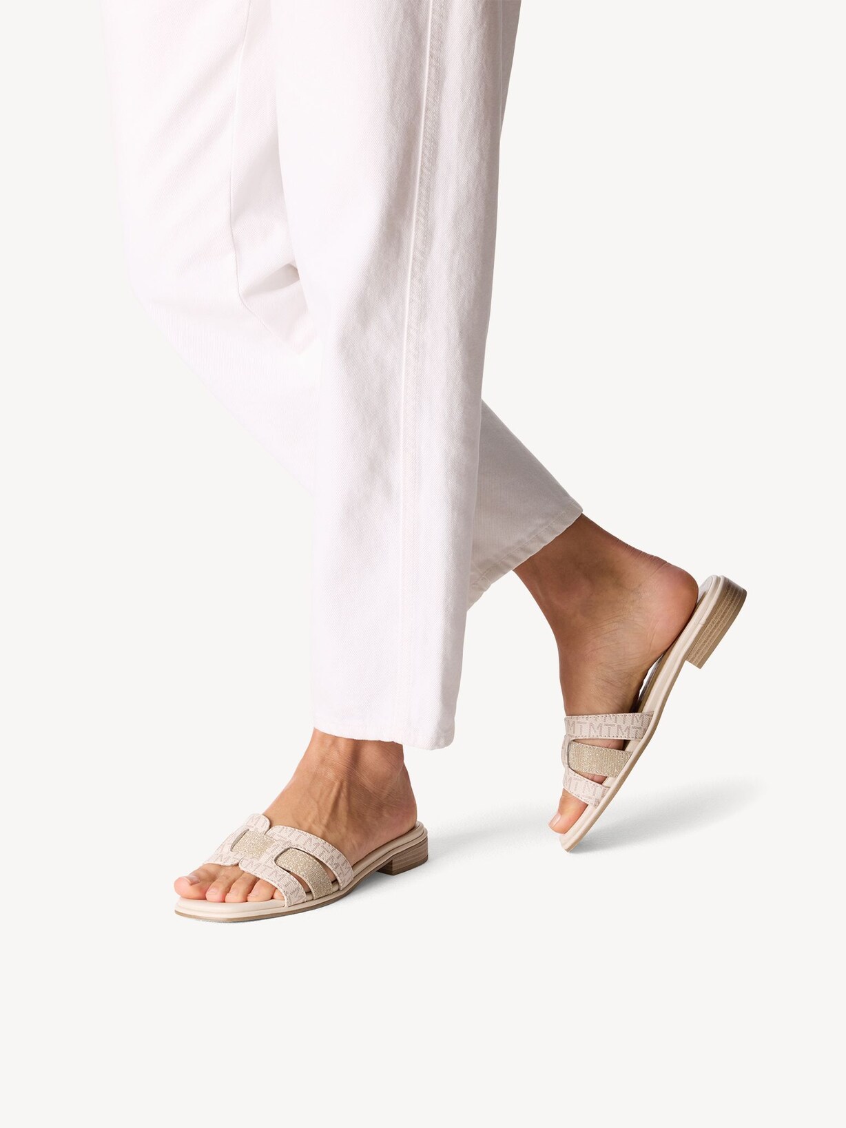 Marco Tozzi, Mule - beige CREAM COMB, image 2 of 7