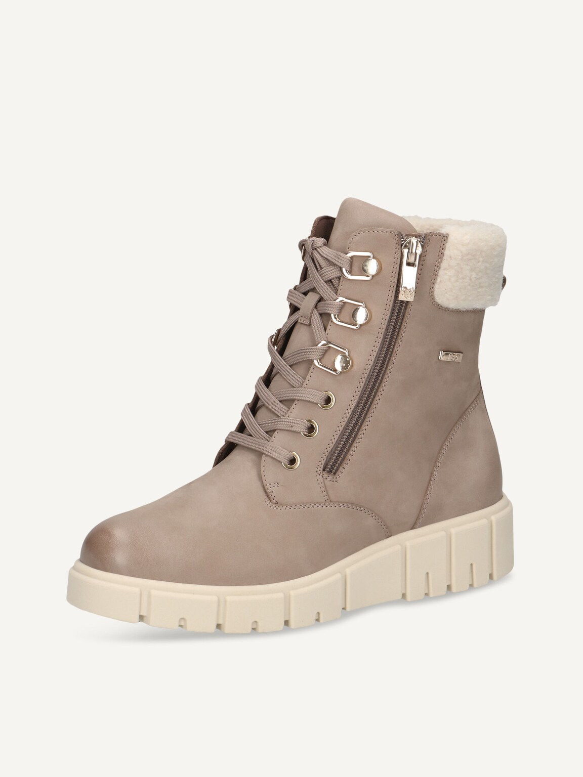 Caprice, Bootie - brown warm lining MUD NUBUC, image 1 of 5
