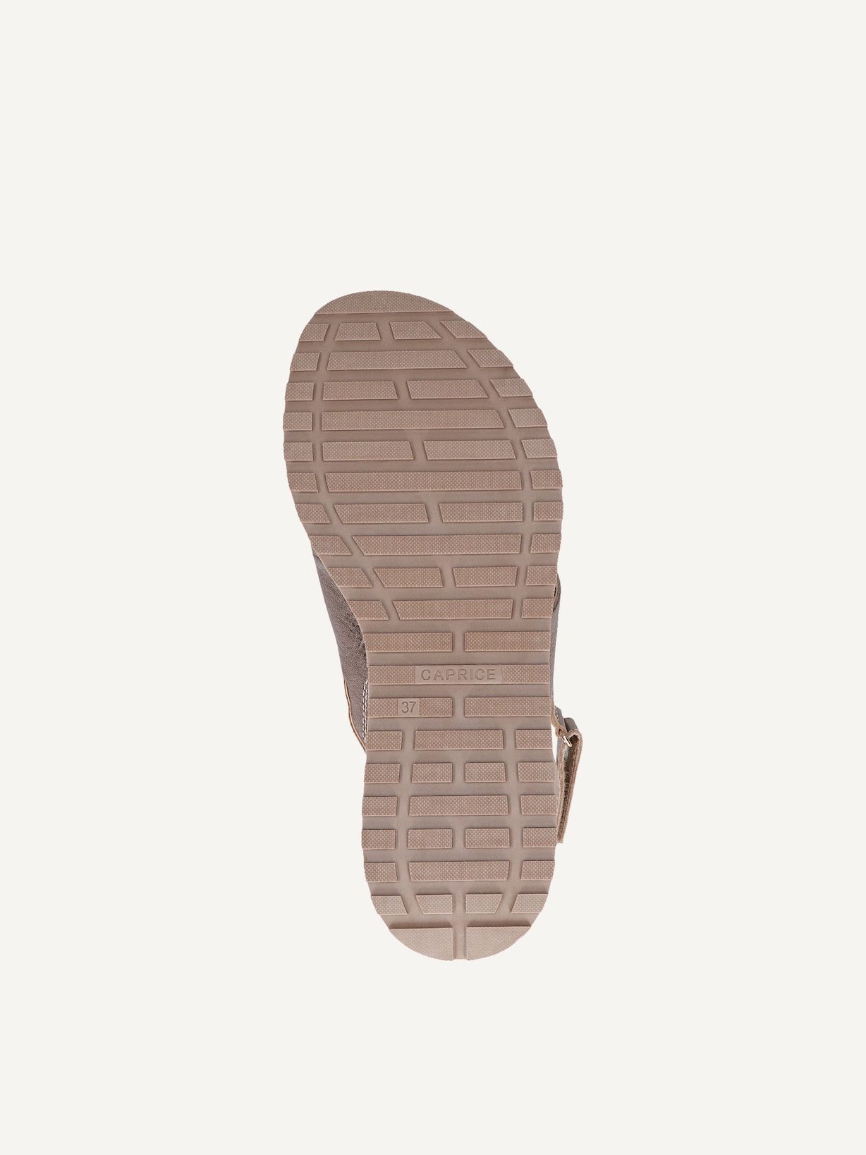 Caprice, Sandale en cuir - marron TAUPE METALLIC, image 6 sur 6