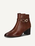 Selected, Caprice, Leather Bootie - brown COGNAC COMB