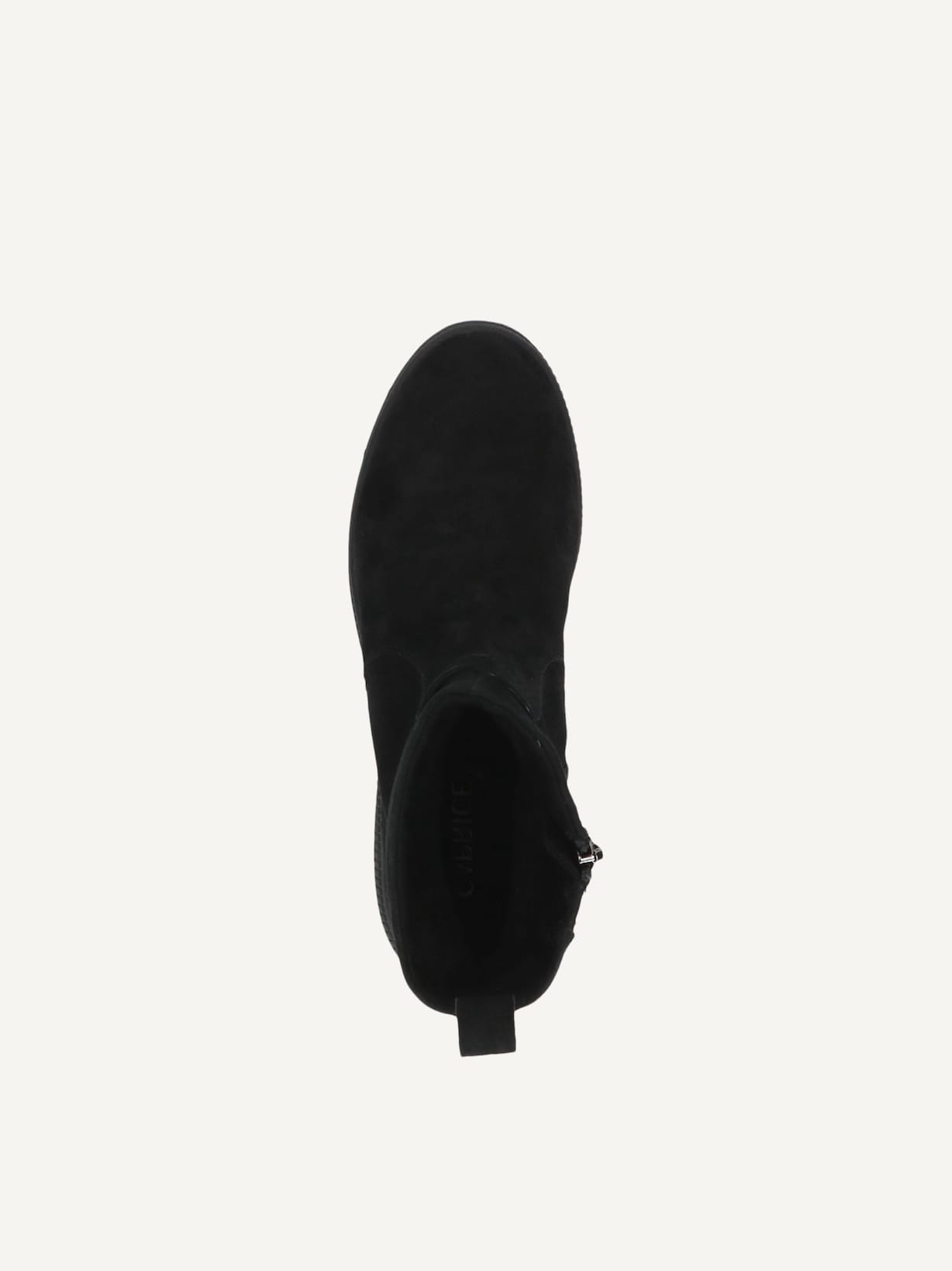 Caprice, Bottine en cuir - noir doublure chaude BLACK SUEDE, image 4 sur 5
