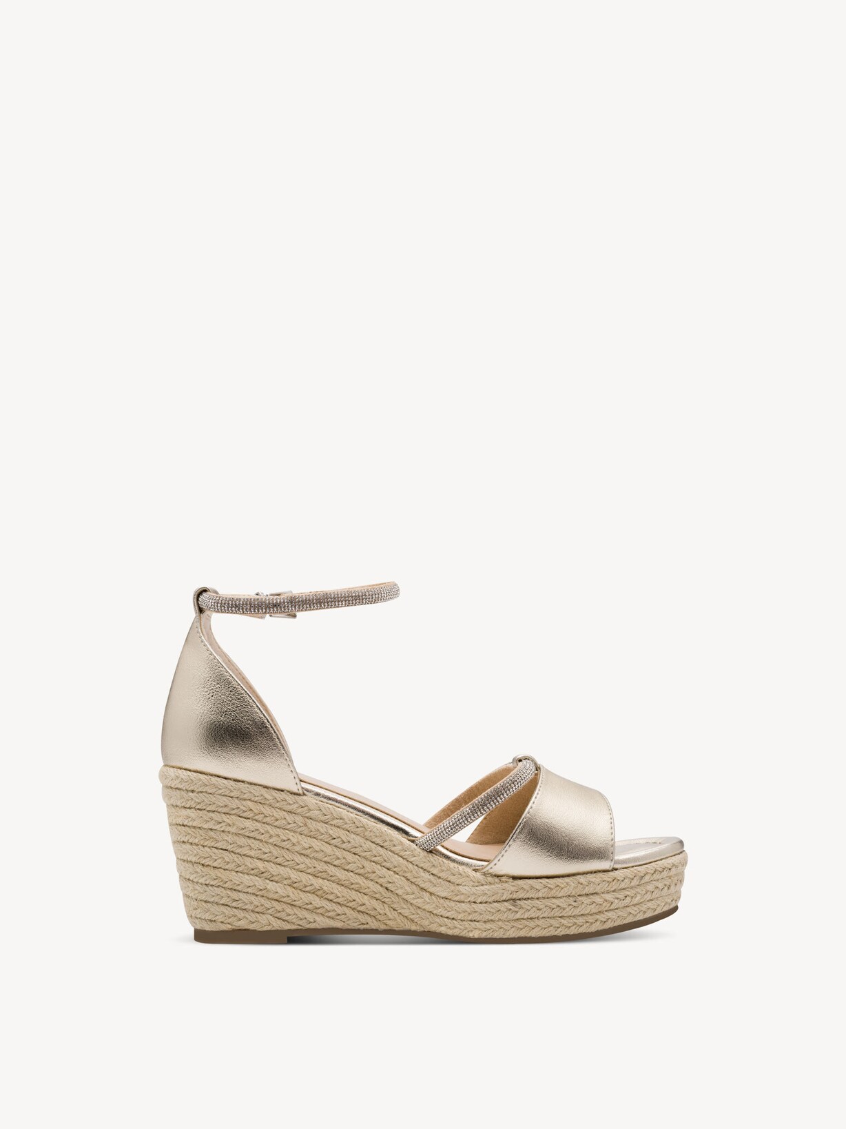 Marco Tozzi, Heeled sandal - metallic GOLD, image 6 of 6