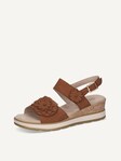 Selected, Caprice, Leather Sandal - brown COGNAC NUBUC
