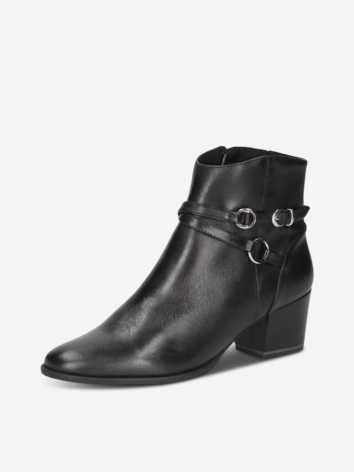Caprice, Leather Bootie - black BLACK NAPPA, image 1 of 5