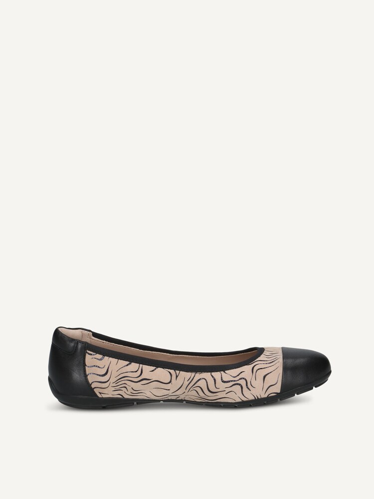 Caprice, Ballerine en cuir - noir BLACK COMB, image 3 sur 5