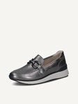 Not selected, Caprice, Leather Slipper - grey DK GREY METAL.