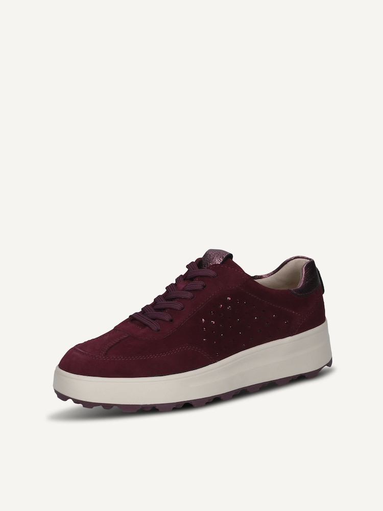 Caprice, Ledersneaker - rot BORDEAUX COMB, Bild 3 von 6