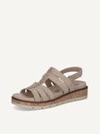 Not selected, Caprice, Sandal - beige SAND SUEDE