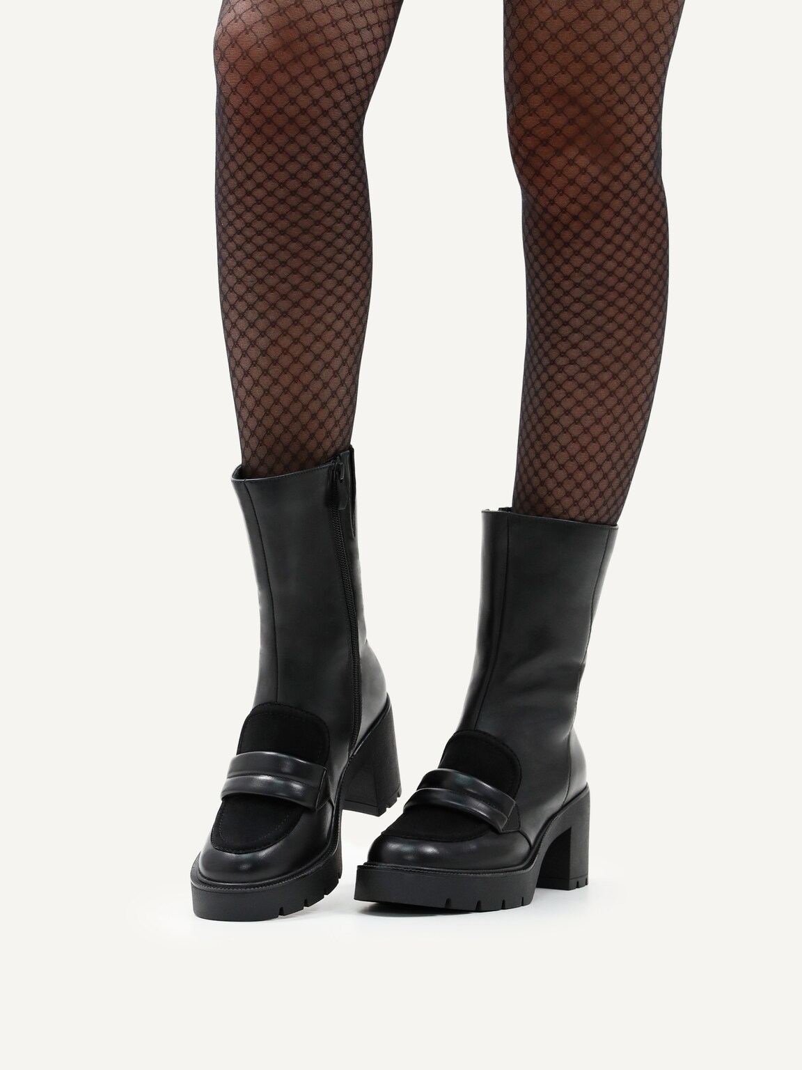 Caprice, Leather Bootie - black BLACK COMB I, image 2 of 6
