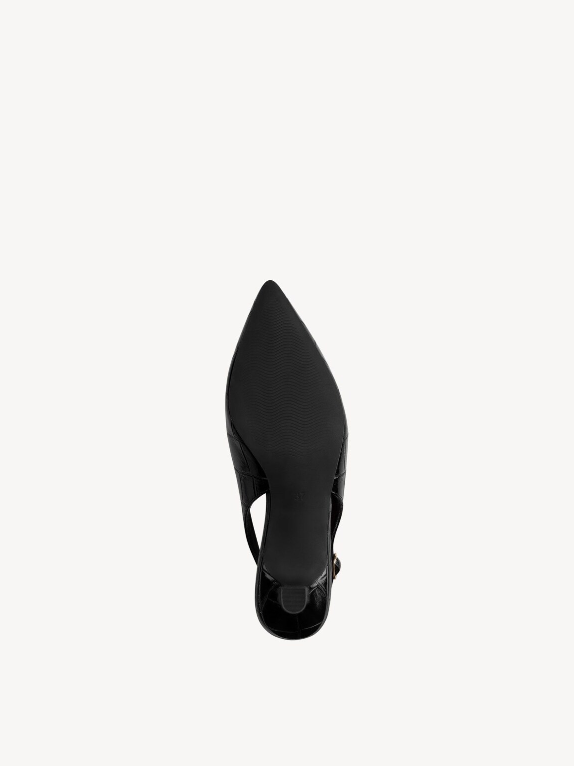 Marco Tozzi, Decolleté - nero BLACK CROCO, immagine 4 di 6