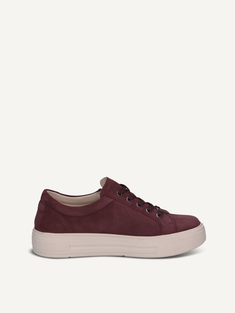 Caprice, Ledersneaker - rot BORDEAUX SUEDE, Bild 3 von 5