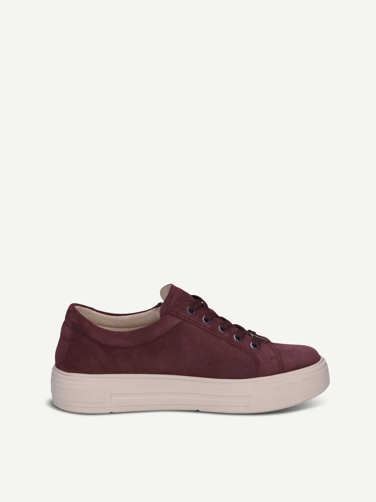 Caprice, Ledersneaker - rot BORDEAUX SUEDE, Bild 3 von 5