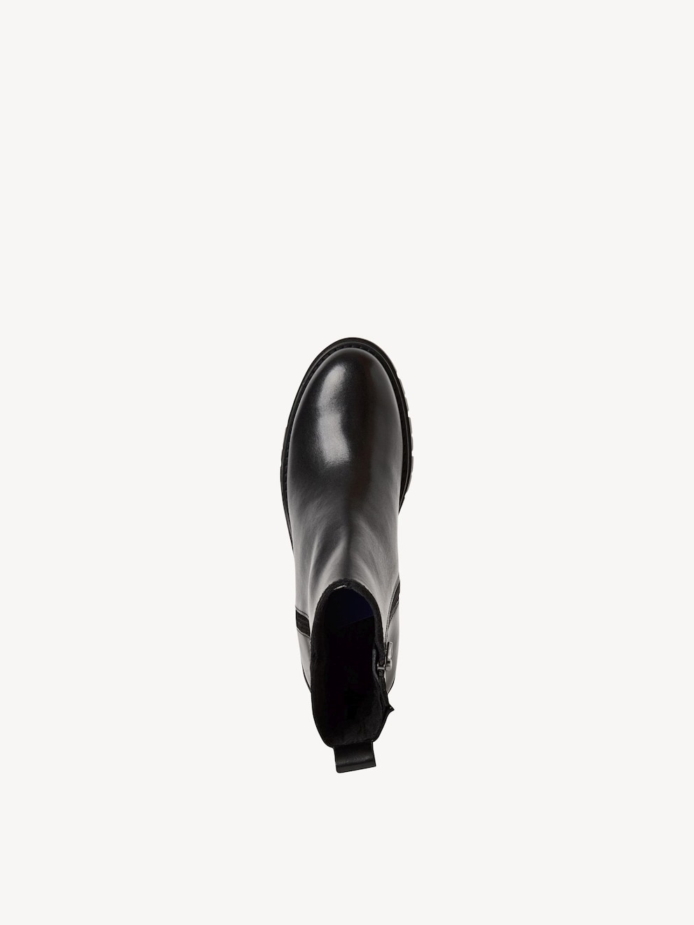 Marco Tozzi, Leren Enkellaarsje - zwart BLACK, afbeelding 6 van 7