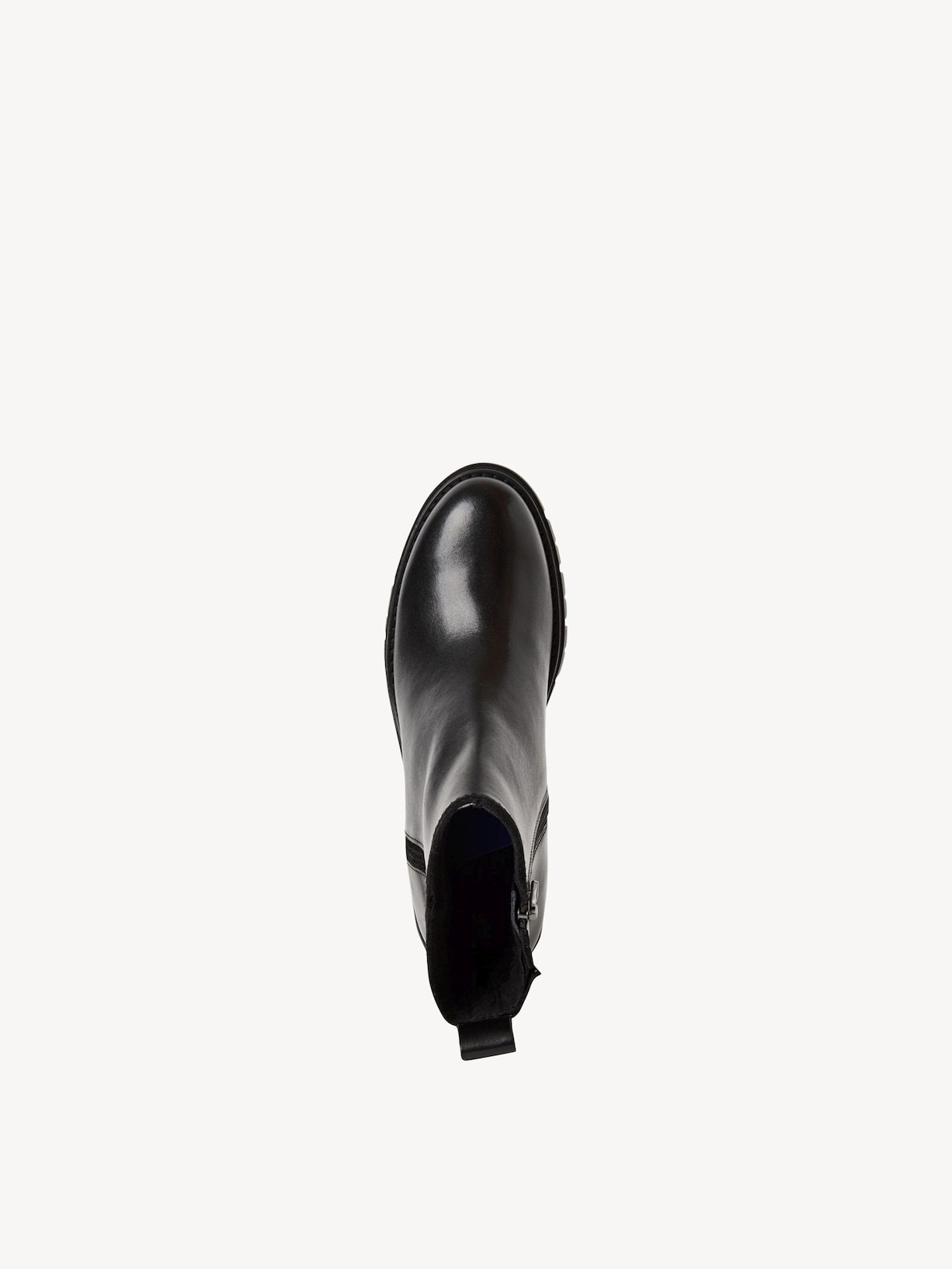 Marco Tozzi, Leren Enkellaarsje - zwart BLACK, afbeelding 6 van 7