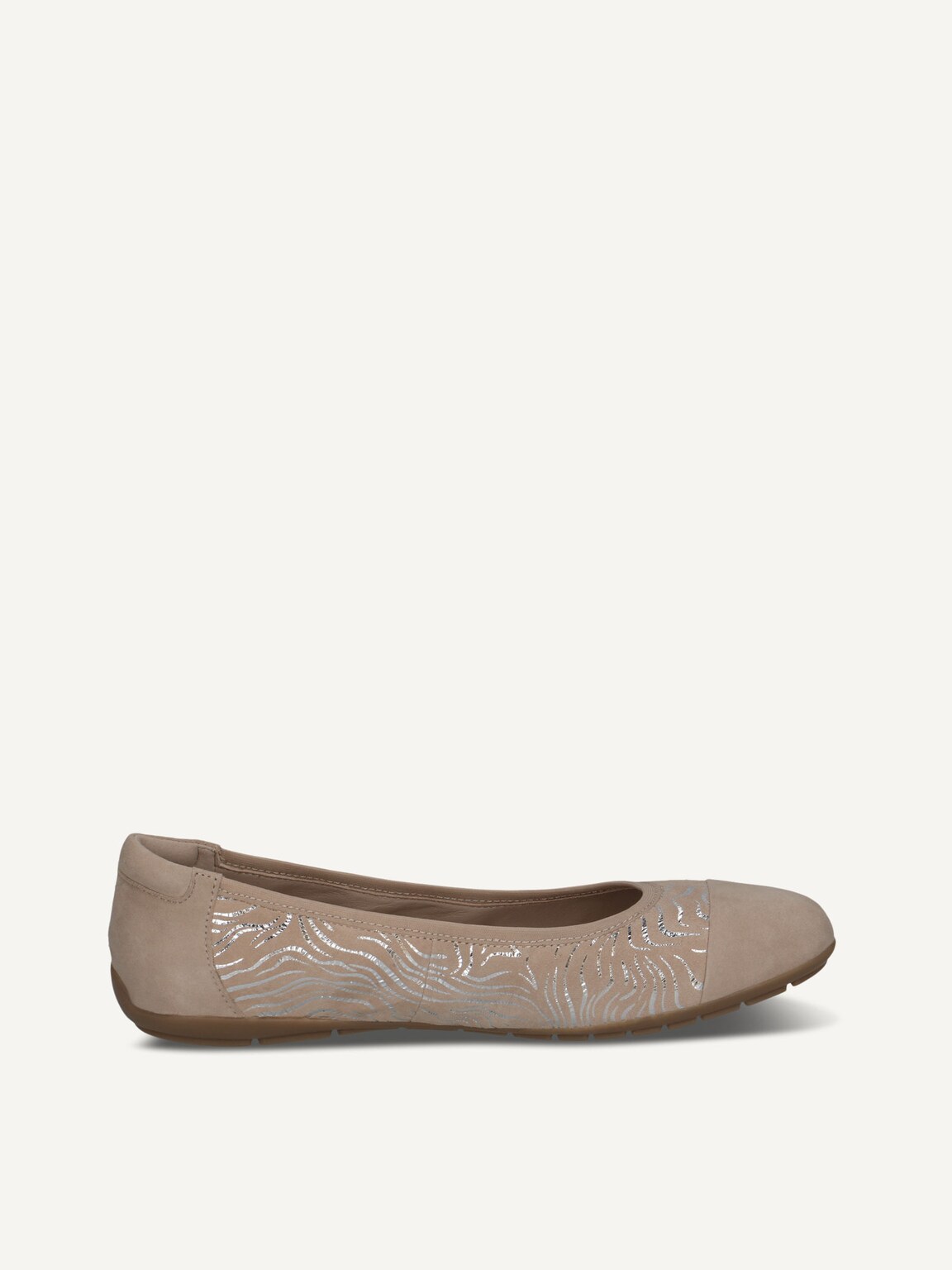 Caprice, Leather Ballerina - beige BEIGE COMB, image 3 of 5