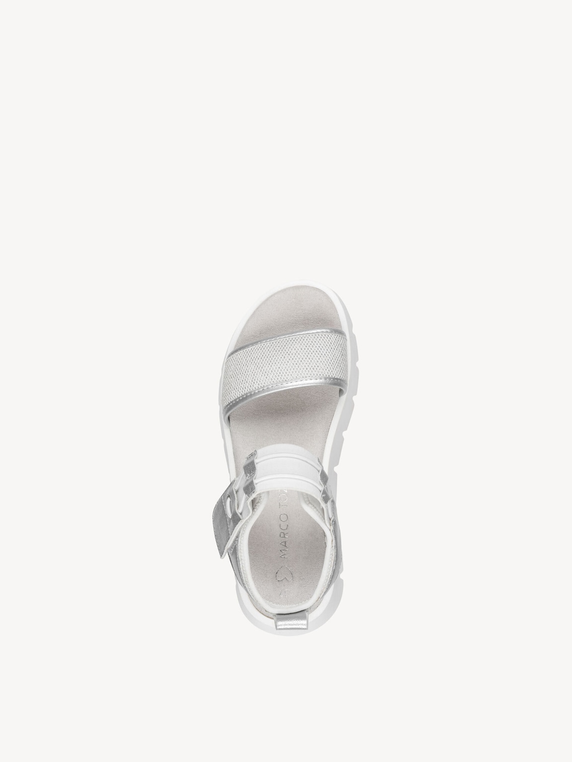 Marco Tozzi, Sandalo - bianco WHITE COMB, immagine 3 di 6