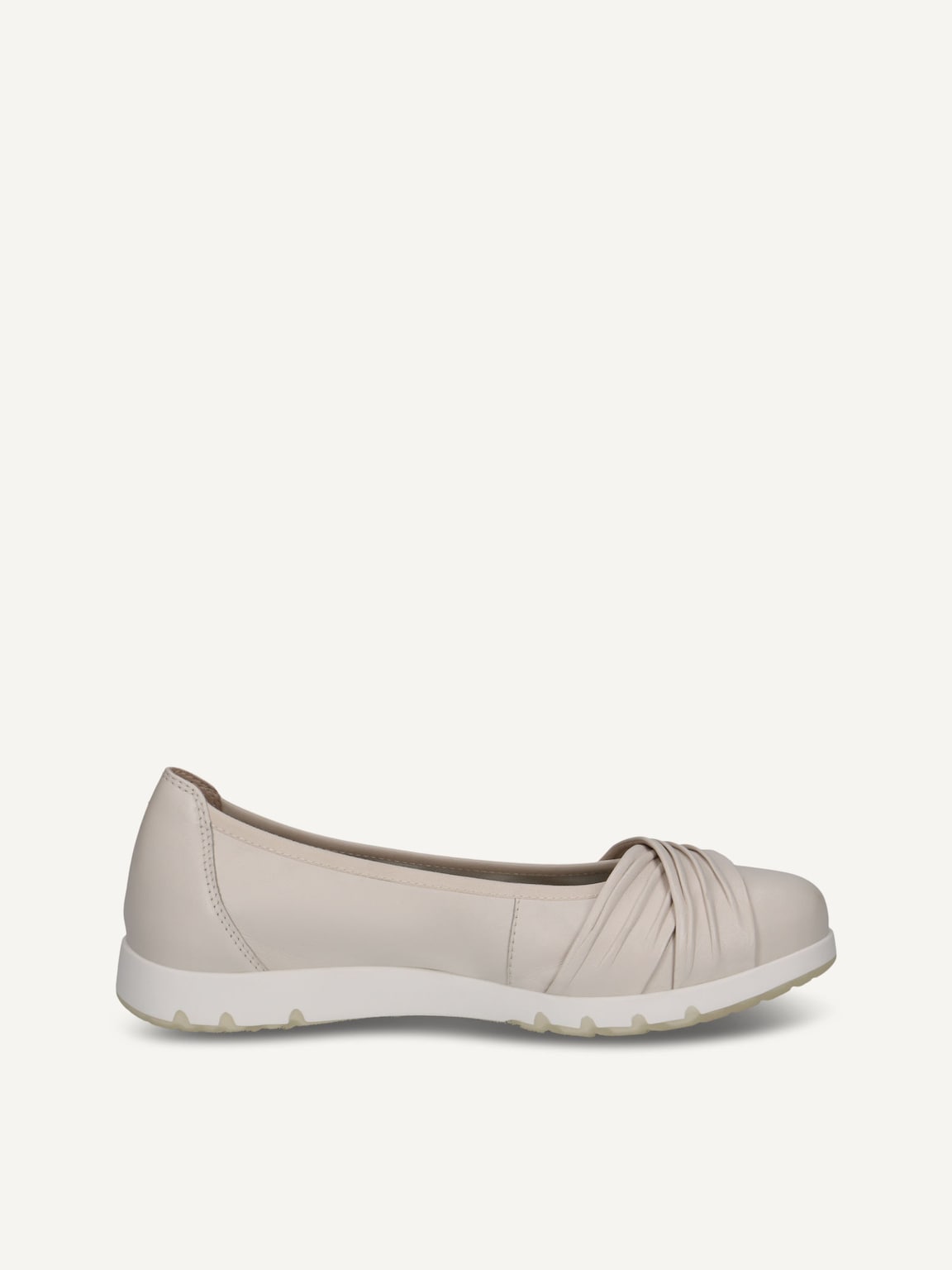 Caprice, Leather Ballerina - white OFFWHITE NAPPA, image 3 of 5
