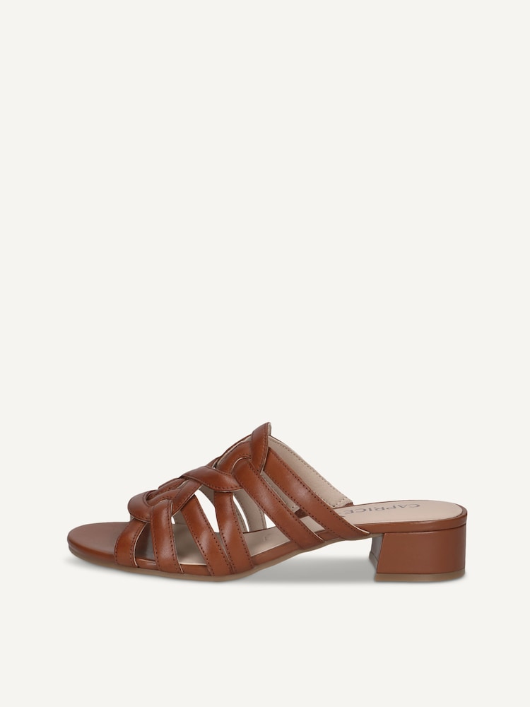 Caprice, Leather Mule - brown COGNAC NAPPA, image 3 of 6