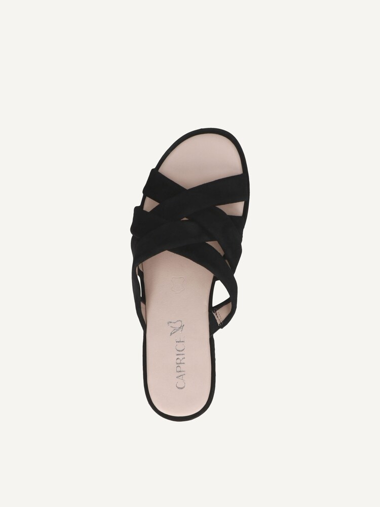 Caprice, Mule en cuir - noir BLACK SUEDE, image 4 sur 5