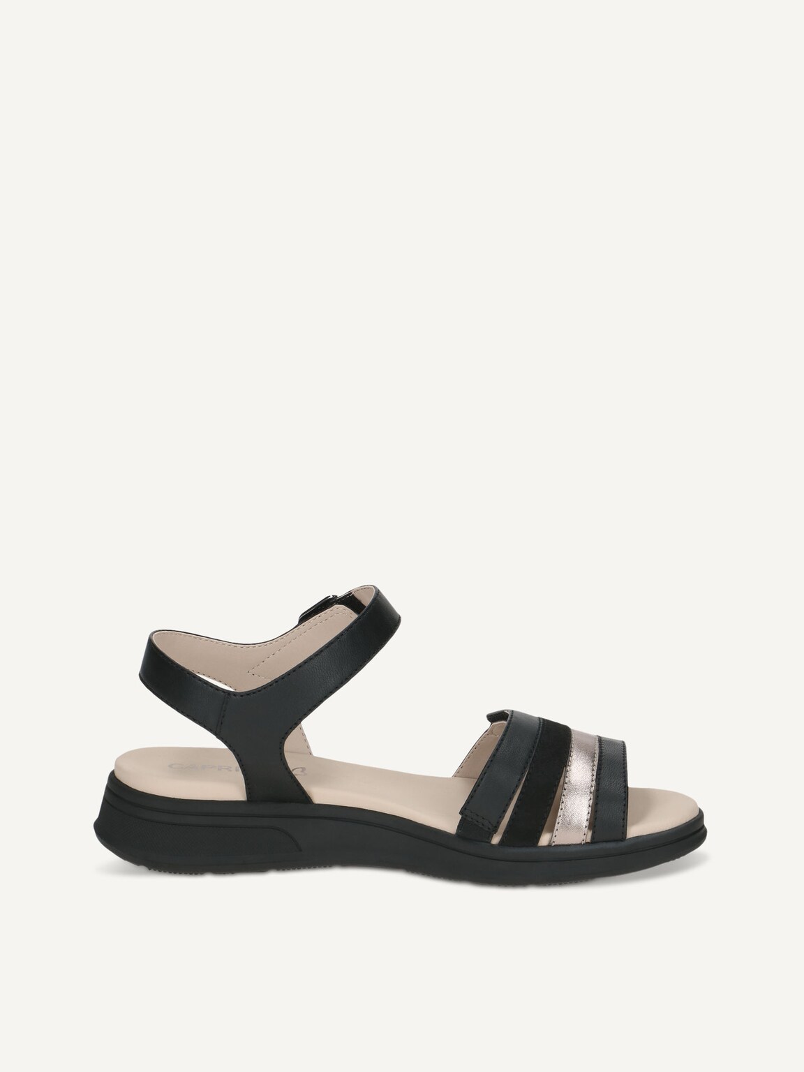 Caprice, Leather Sandal - black BLACK COMB, image 3 of 5