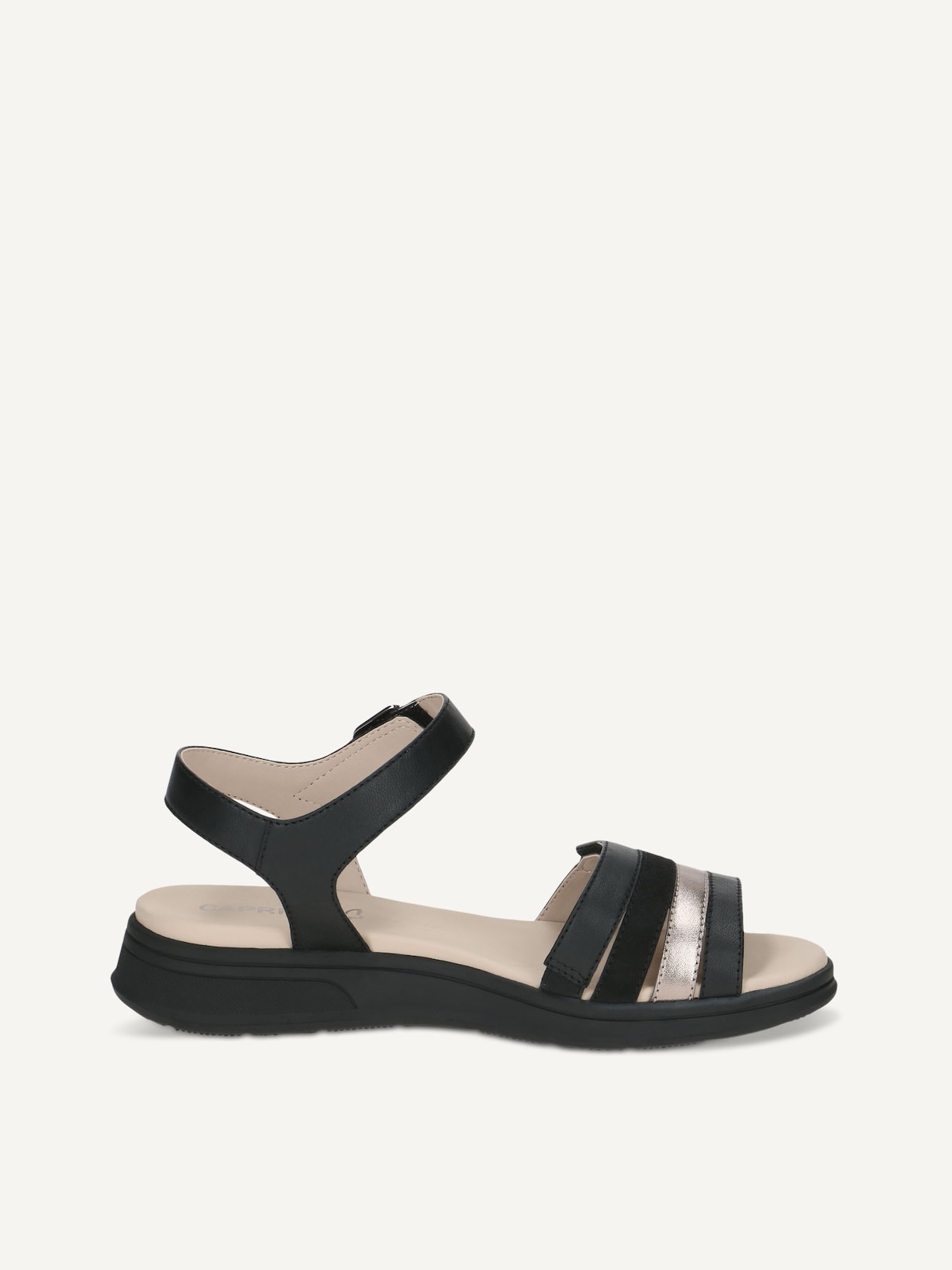 Caprice, Sandale en cuir - noir BLACK COMB, image 3 sur 5