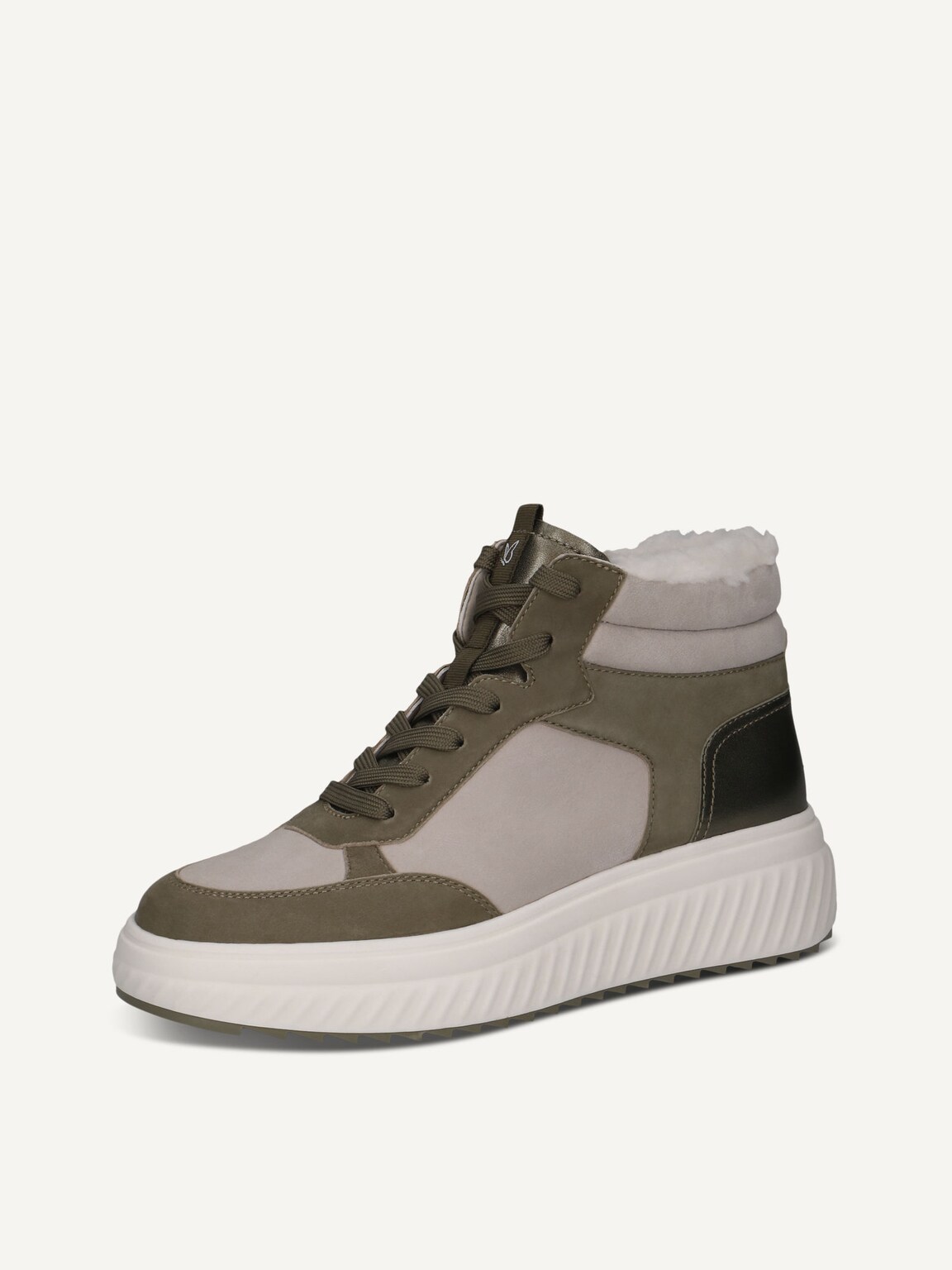Caprice, Leather Bootie - green warm lining SALVIA COMB, image 1 of 5