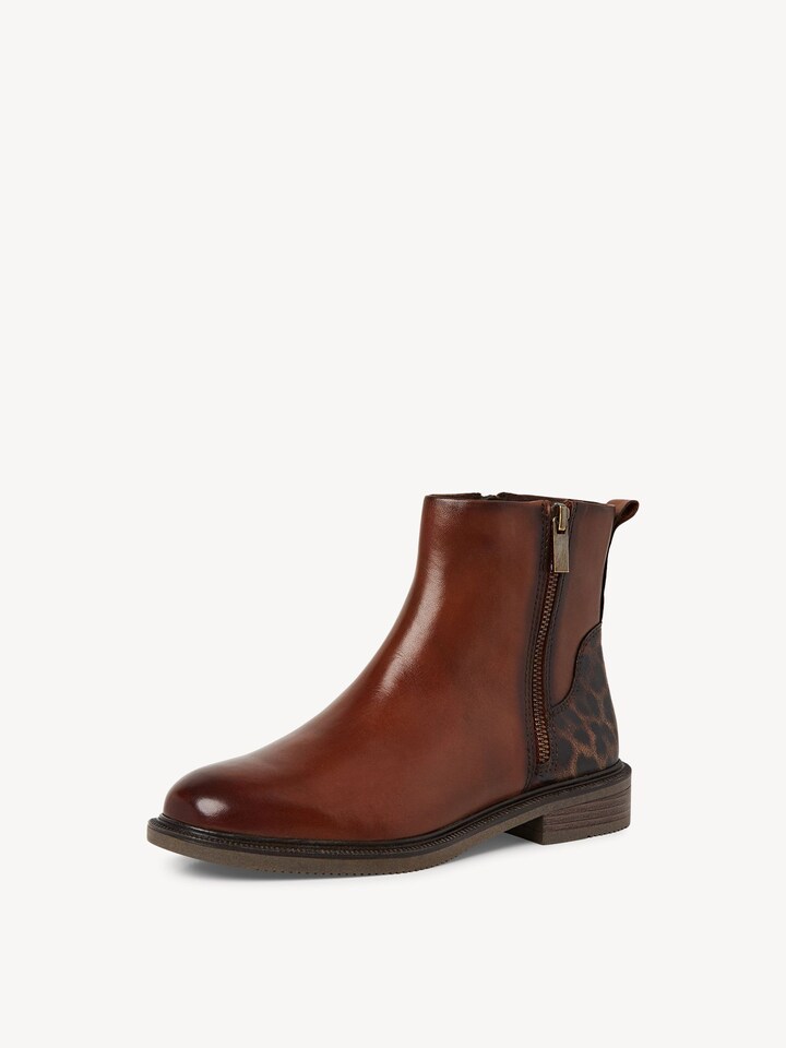Marco Tozzi, Stiefelette - braun COGNAC COMB