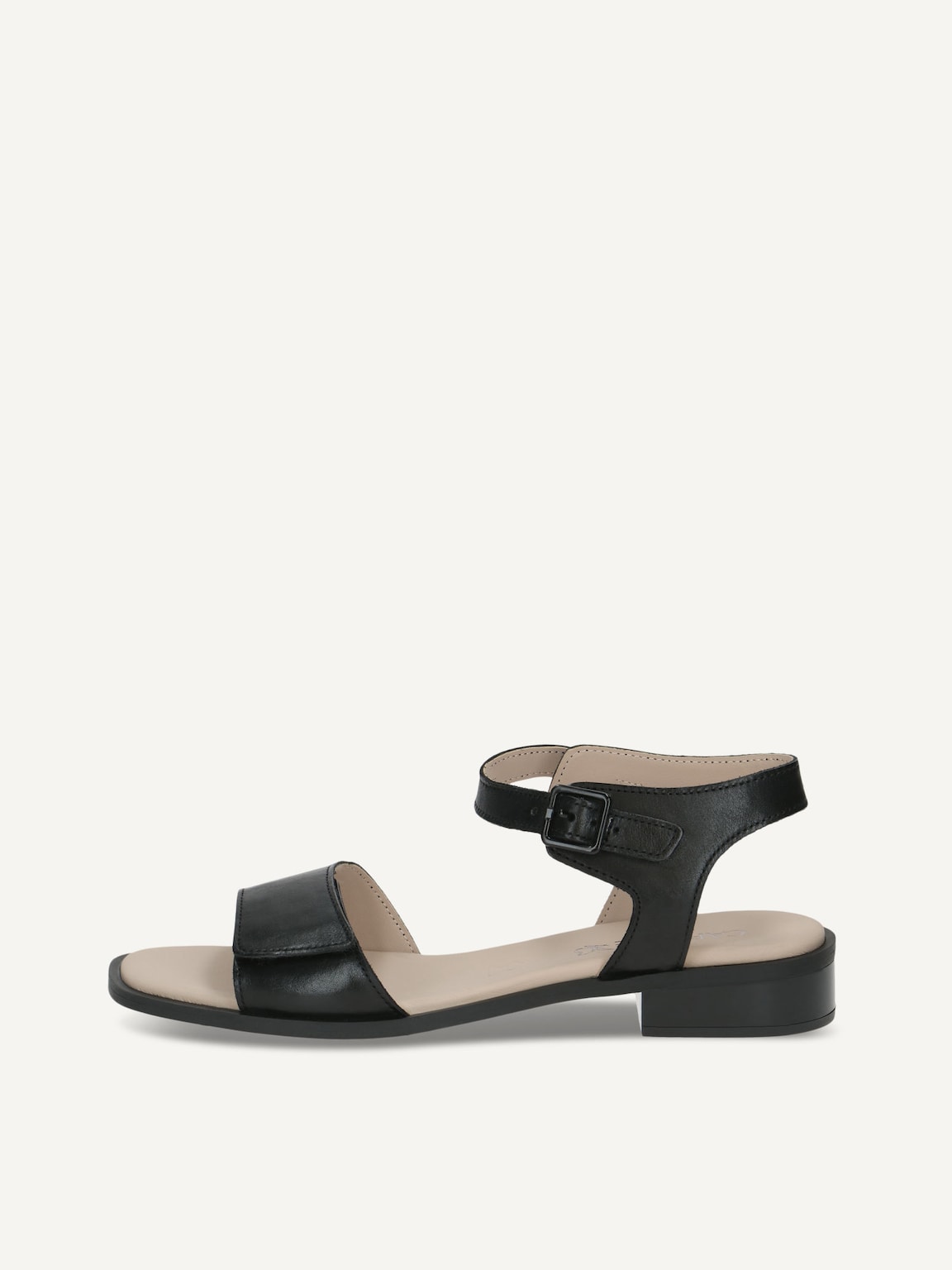 Caprice, Leather Heeled sandal - black BLACK NAPPA, image 2 of 5