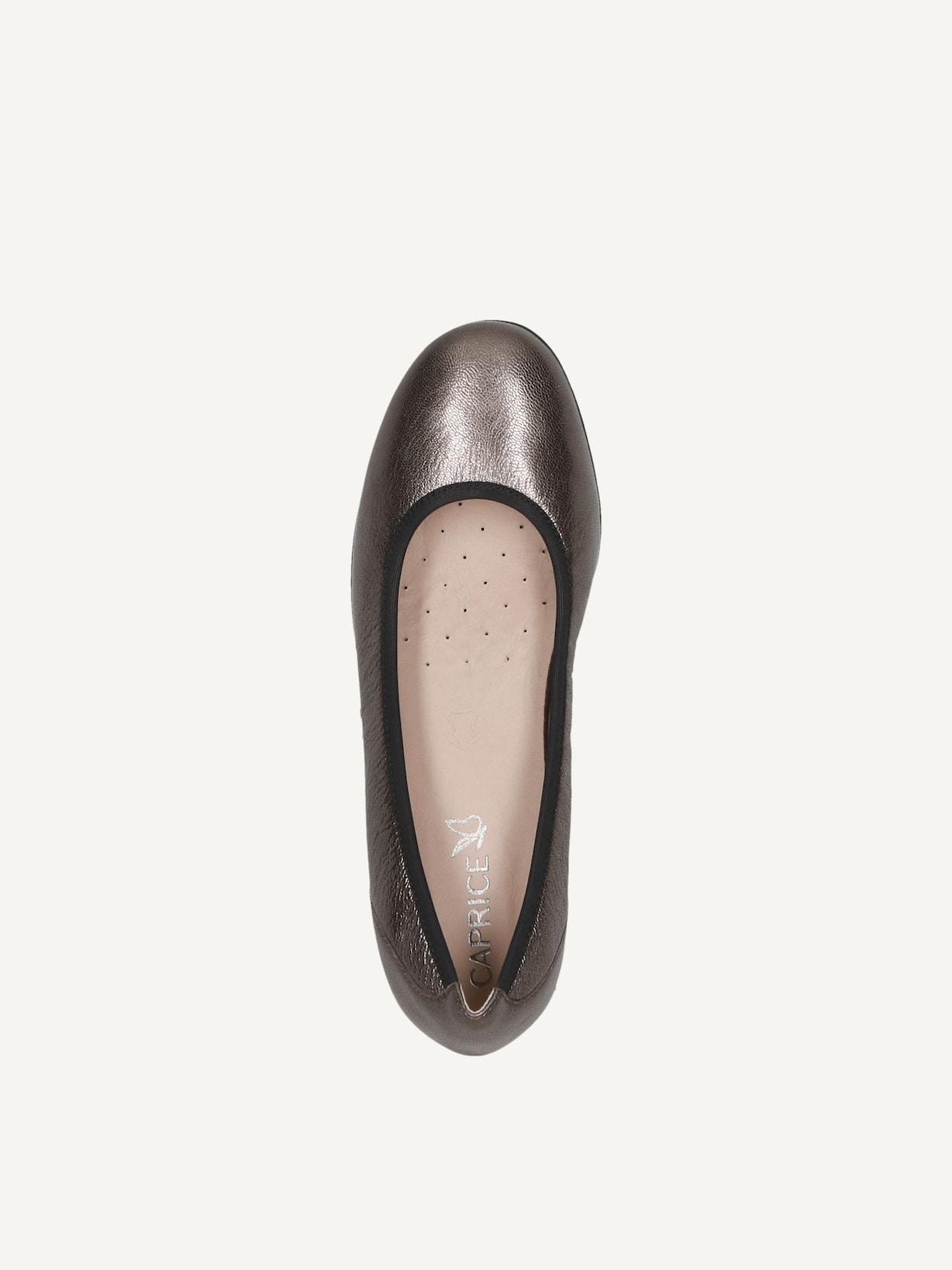 Caprice, Ballerine en cuir - métallique PIOMBO METAL, image 5 sur 6