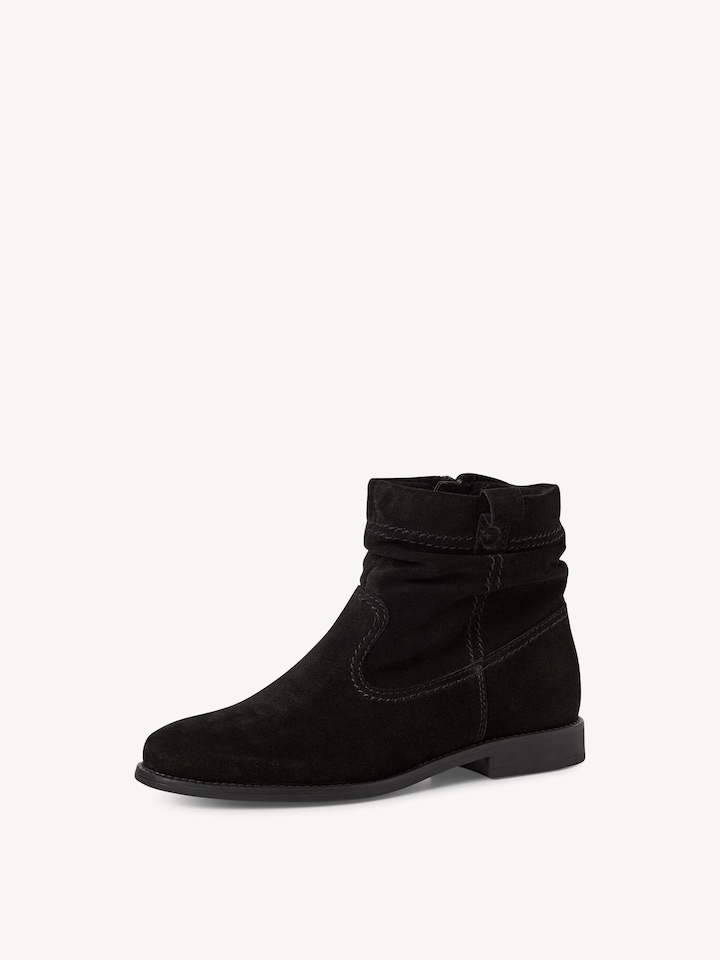Marco Tozzi, Leren Chelseaboot - zwart BLACK
