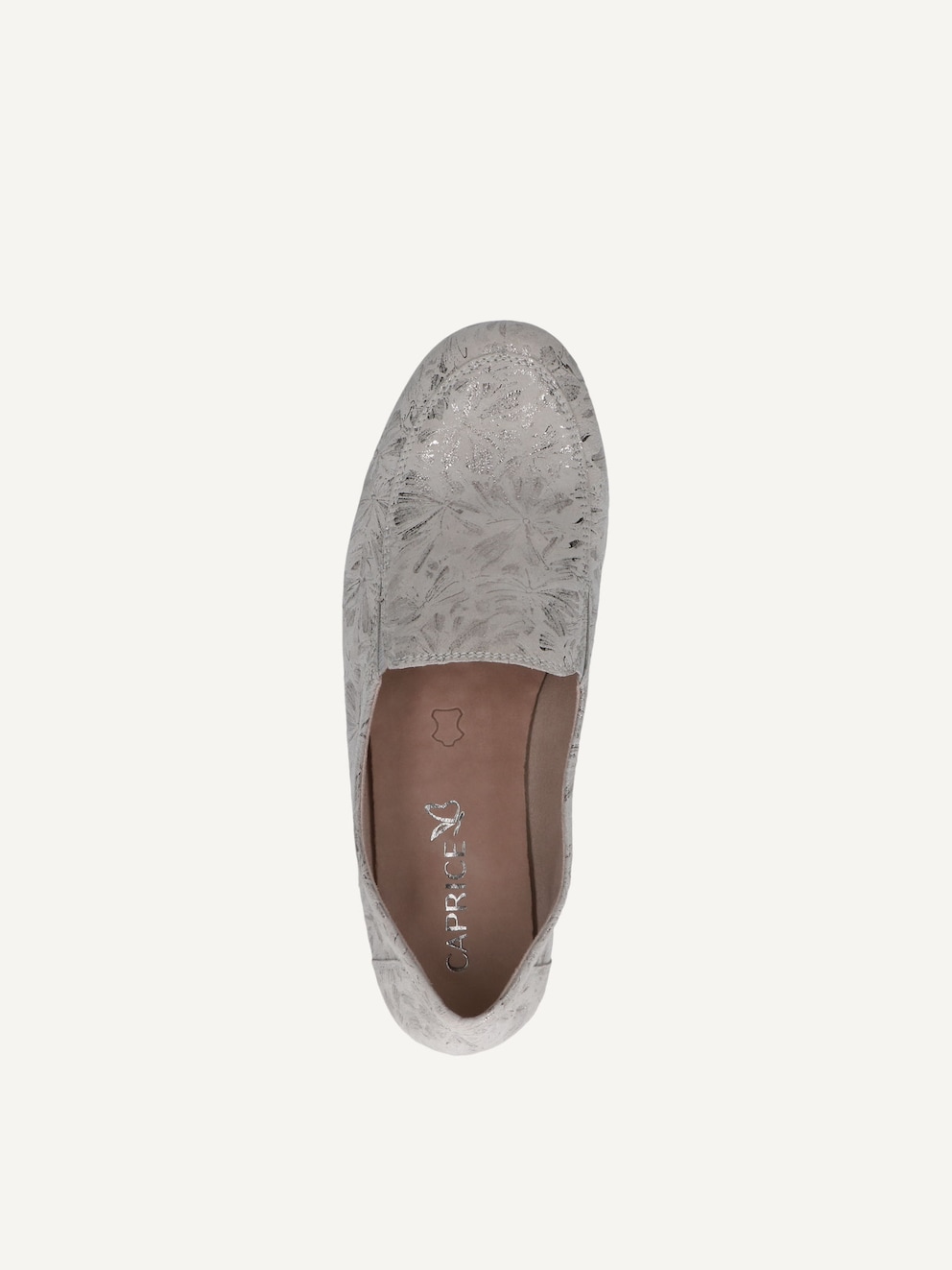Caprice, Slipper en cuir - blanc OFFWHITE/SILV., image 5 sur 6
