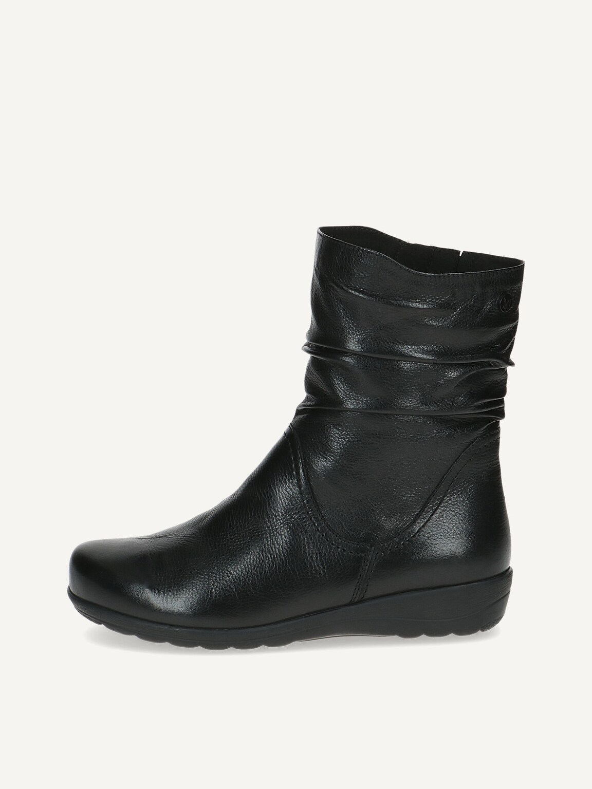Caprice, Leather Bootie - black warm lining BLACK NAPPA, image 3 of 6
