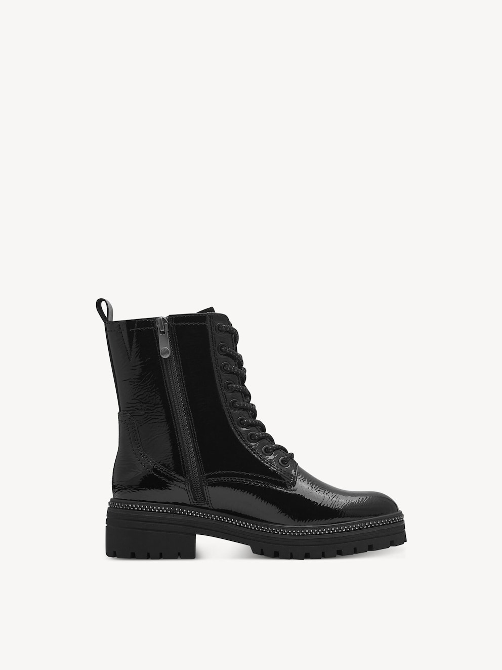 Marco Tozzi, Enkellaarsje - zwart BLACK PATENT, afbeelding 6 van 6