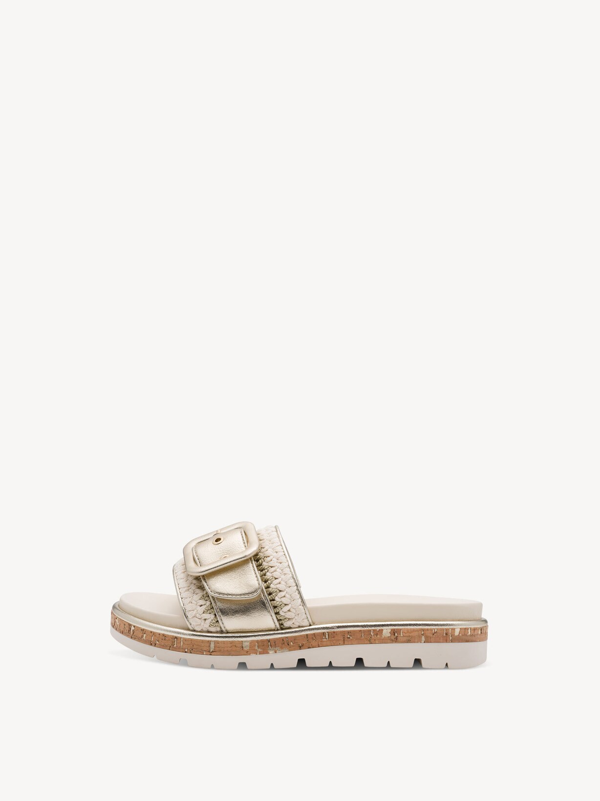Marco Tozzi, Slipper - beige CREAM COMB, afbeelding 2 van 6