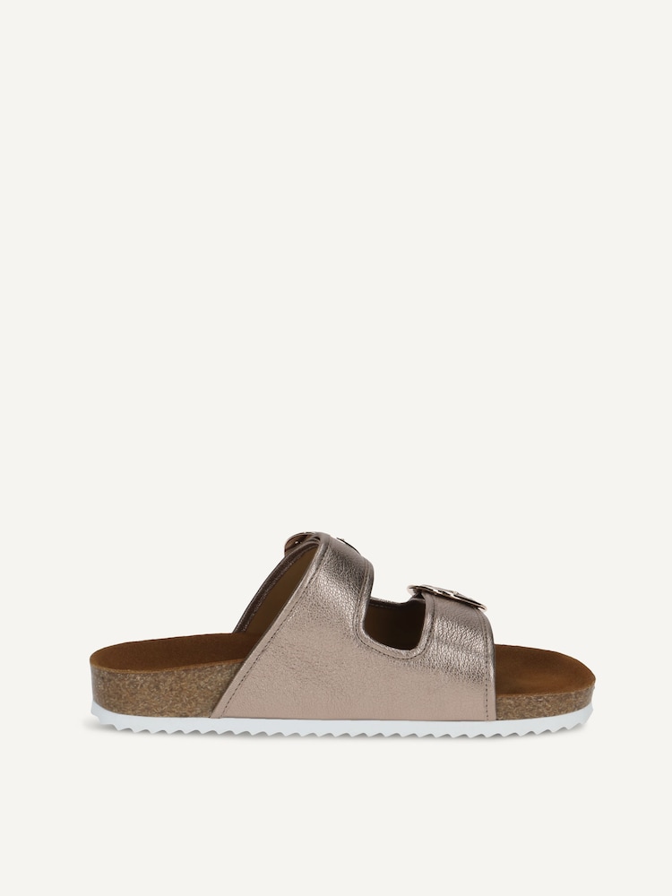 Caprice, Mule en cuir - marron TAUPE METALLIC, image 4 sur 6